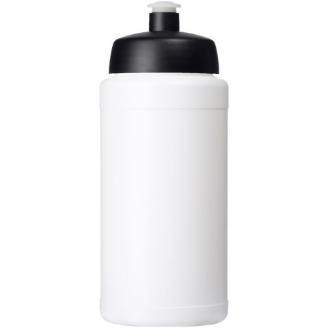 Baseline 500 ml butelka sportowa z recyklingu biały, czarny Baseline 500 ml butelka sportowa z recyklingu biały, czarny