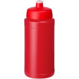 Baseline 500 ml butelka sportowa z recyklingu czerwony, czerwony (21044492)