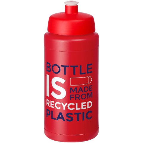 Baseline 500 ml butelka sportowa z recyklingu czerwony, czerwony Baseline 500 ml butelka sportowa z recyklingu czerwony, czerwony