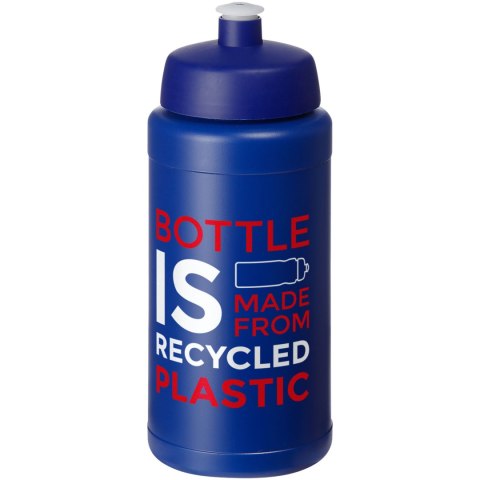 Baseline 500 ml butelka sportowa z recyklingu niebieski, niebieski Baseline 500 ml butelka sportowa z recyklingu niebieski, niebieski