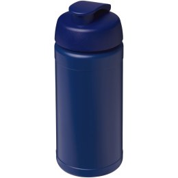 Baseline bidon o pojemności 500 ml z wieczkiem zaciskowym z materiałów z recyklingu niebieski, niebieski (21046152)