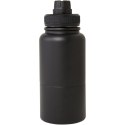 Dupeca izolowany bidon na wodę o pojemności 840 ml wykonany ze stali nierdzewnej z certyfikatem RCS czarny Dupeca izolowany bidon na wodę o pojemności 840 ml wykonany ze stali nierdzewnej z certyfikatem RCS czarny