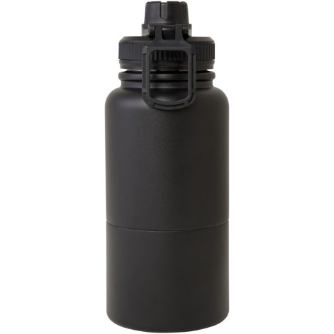 Dupeca izolowany bidon na wodę o pojemności 840 ml wykonany ze stali nierdzewnej z certyfikatem RCS czarny Dupeca izolowany bidon na wodę o pojemności 840 ml wykonany ze stali nierdzewnej z certyfikatem RCS czarny