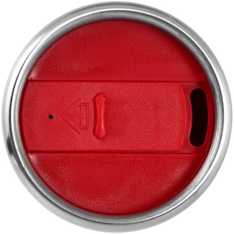 Elwood izolowany kubek o pojemności 410 ml ze stali nierdzewnej pochodzącej z recyklingu z certyfikatem RCS czerwony Elwood izolowany kubek o pojemności 410 ml ze stali nierdzewnej pochodzącej z recyklingu z certyfikatem RCS czerwony