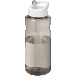 H2O Active® Eco Big Base bidon o pojemności 1 litra z wieczkiem z dzióbkiem ciemnografitowy, biały (21017991)
