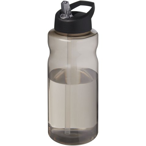 H2O Active® Eco Big Base bidon o pojemności 1 litra z wieczkiem z dzióbkiem ciemnografitowy, czarny (21017984)
