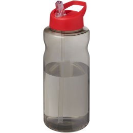 H2O Active® Eco Big Base bidon o pojemności 1 litra z wieczkiem z dzióbkiem ciemnografitowy, czerwony (21017994)