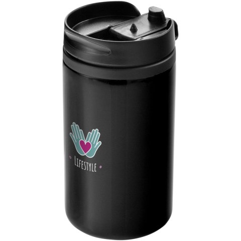 Mojave izolowany kubek o pojemności 300 ml ze stali nierdzewnej pochodzącej z recyklingu z certyfikatem RCS czarny Mojave izolowany kubek o pojemności 300 ml ze stali nierdzewnej pochodzącej z recyklingu z certyfikatem RCS czarny