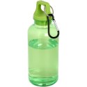 Oregon butelka na wodę o pojemności 400 ml z karabińczykiem wykonana z tworzyw sztucznych pochodzących z recyklingu z Oregon butelka na wodę o pojemności 400 ml z karabińczykiem wykonana z tworzyw sztucznych pochodzących z recyklingu z