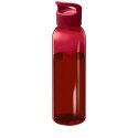 Sky butelka na wodę o pojemności 650 ml z tworzyw sztucznych pochodzących z recyklingu czerwony