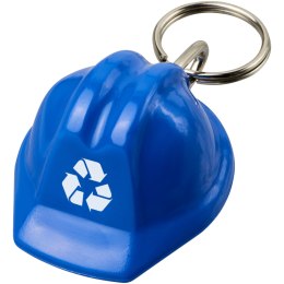 Kolt brelok do kluczy z materiałów z recyklingu w kształcie kasku niebieski