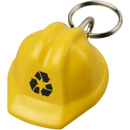 Kolt brelok do kluczy z materiałów z recyklingu w kształcie kasku żółty