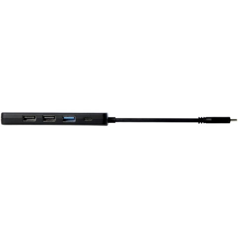 Loop adapter multimedialny USB 2.0-3.0 z portem HDMI wykonany z tworzyw sztucznych pochodzących z recyklingu z certyfi Loop adapter multimedialny USB 2.0-3.0 z portem HDMI wykonany z tworzyw sztucznych pochodzących z recyklingu z certyfi