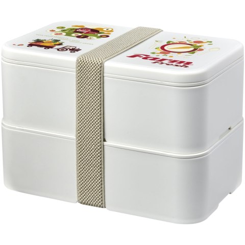 MIYO Renew dwuczęściowy lunchbox kość słoniowa, kość słoniowa MIYO Renew dwuczęściowy lunchbox kość słoniowa, kość słoniowa