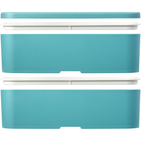 MIYO Renew dwuczęściowy lunchbox rafowo niebieski, rafowo niebieski, niebieski MIYO Renew dwuczęściowy lunchbox rafowo niebieski, rafowo niebieski, niebieski