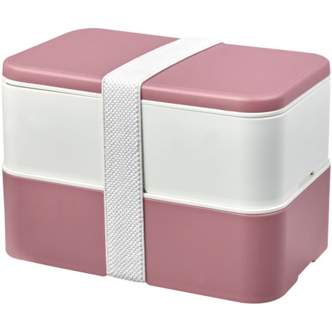 MIYO Renew dwuczęściowy lunchbox różowy, kość słoniowa MIYO Renew dwuczęściowy lunchbox różowy, kość słoniowa
