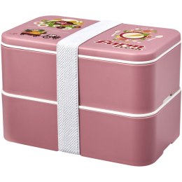 MIYO Renew dwuczęściowy lunchbox różowy, różowy, biały