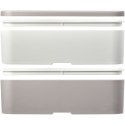 MIYO Renew dwuczęściowy lunchbox szary kamienny, kość słoniowa