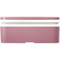 MIYO Renew jednoczęściowy lunchbox różowy, biały
