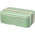 MIYO Renew jednoczęściowy lunchbox zielony butelkowy, szary kamienny