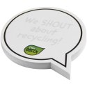 Sticky-Mate® karteczki samoprzylepne z materiałów z recyklingu w kształcie chmurek na tekst biały