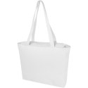 Weekender torba na zakupy z materiału z recyklingu o gramaturze 400 g/m² biały