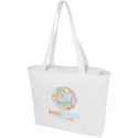 Weekender torba na zakupy z materiału z recyklingu o gramaturze 400 g/m² biały