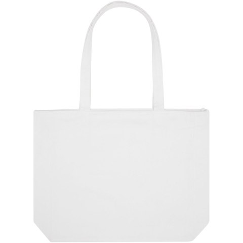 Weekender torba na zakupy z materiału z recyklingu o gramaturze 400 g/m² biały Weekender torba na zakupy z materiału z recyklingu o gramaturze 400 g/m² biały