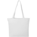 Weekender torba na zakupy z materiału z recyklingu o gramaturze 400 g/m² biały
