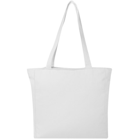 Weekender torba na zakupy z materiału z recyklingu o gramaturze 400 g/m² biały Weekender torba na zakupy z materiału z recyklingu o gramaturze 400 g/m² biały