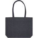 Weekender torba na zakupy z materiału z recyklingu o gramaturze 400 g/m² dżinsowy niebieski