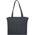 Weekender torba na zakupy z materiału z recyklingu o gramaturze 400 g/m² dżinsowy niebieski