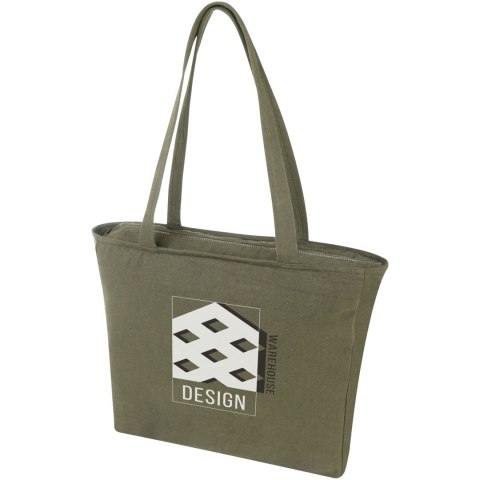 Weekender torba na zakupy z materiału z recyklingu o gramaturze 400 g/m² zielony Weekender torba na zakupy z materiału z recyklingu o gramaturze 400 g/m² zielony