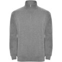 Aneto bluza rozpinany pod szyją na suwak marl grey