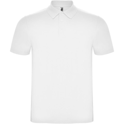 Austral koszulka polo unisex z krótkim rękawem biały (R66321Z4)