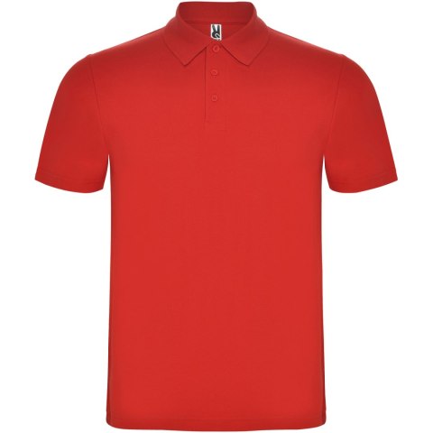 Austral koszulka polo unisex z krótkim rękawem czerwony (R66324I3)