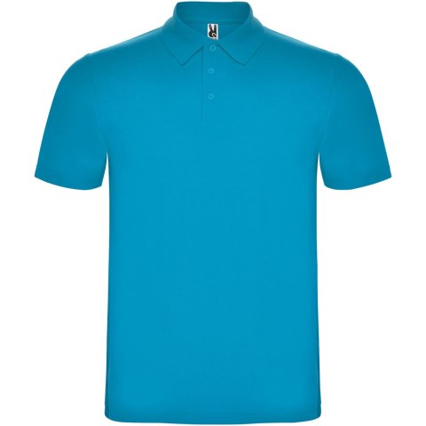 Austral koszulka polo unisex z krótkim rękawem turkusowy (R66324U1)