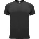 Bahrain sportowa koszulka męska z krótkim rękawem czarny (R04073O5)