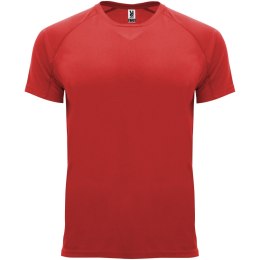 Bahrain sportowa koszulka męska z krótkim rękawem czerwony (R04074I3)