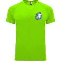Bahrain sportowa koszulka męska z krótkim rękawem fluor green (R04075B2)