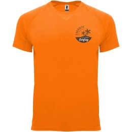 Bahrain sportowa koszulka męska z krótkim rękawem fluor orange (R04073L1)