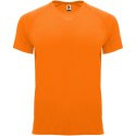 Bahrain sportowa koszulka męska z krótkim rękawem fluor orange (R04073L3)