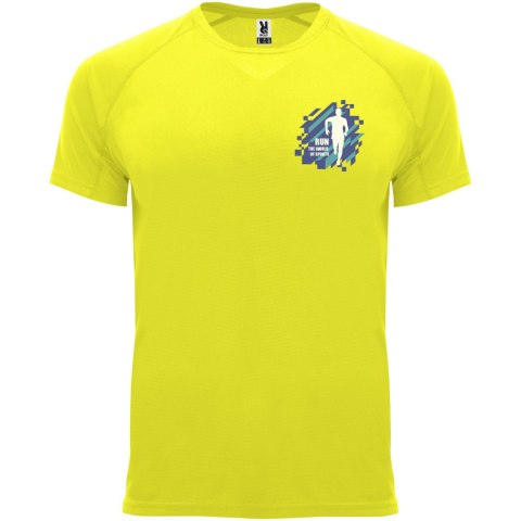Bahrain sportowa koszulka męska z krótkim rękawem fluor yellow Bahrain sportowa koszulka męska z krótkim rękawem fluor yellow
