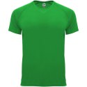 Bahrain sportowa koszulka męska z krótkim rękawem green fern (R04075D6)