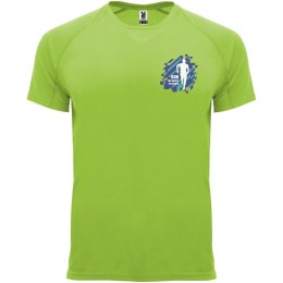 Bahrain sportowa koszulka męska z krótkim rękawem lime / green lime (R04072X1)