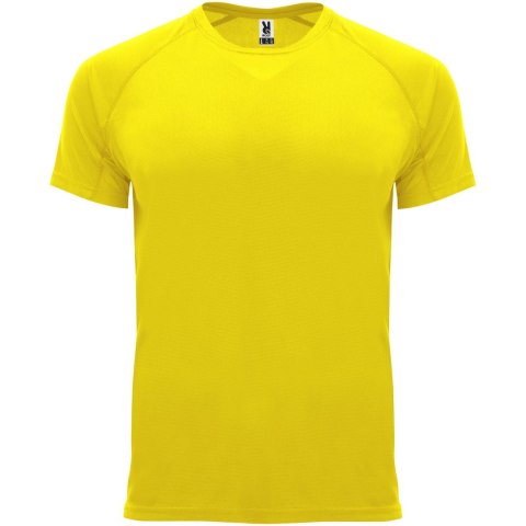 Bahrain sportowa koszulka męska z krótkim rękawem żółty (R04071B1)