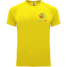 Bahrain sportowa koszulka męska z krótkim rękawem żółty (R04071B1)