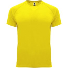 Bahrain sportowa koszulka męska z krótkim rękawem żółty (R04071B3)