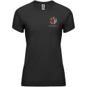 Bahrain sportowa koszulka damska z krótkim rękawem czarny (R04083O2)