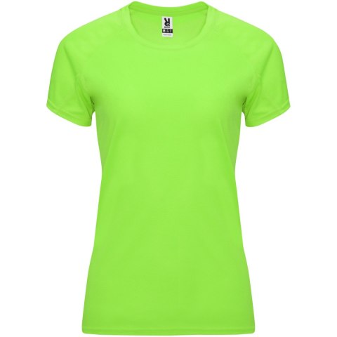 Bahrain sportowa koszulka damska z krótkim rękawem fluor green (R04085B2)